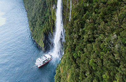 Travel Guide awesomenz new zealand day tours milford sound scenic cruise stirling falls card