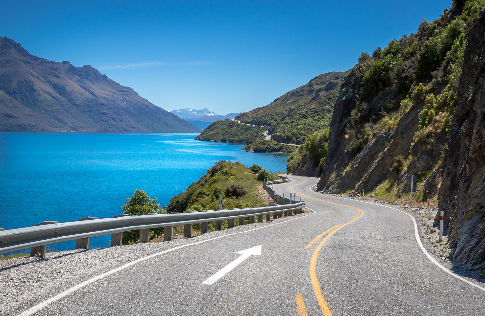 Travel around New Zealand The Devil's Staircase view point, Queenstown, New Zealand