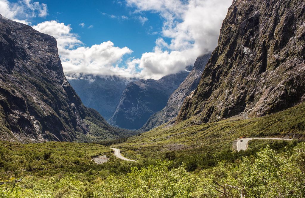 Cleddau Valley Cleddau Valley, Fiordland - Südinsel von Neuseeland