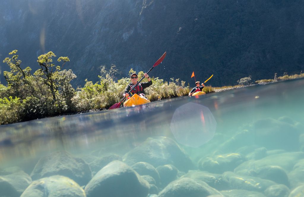 Kayaking Milford Sound Freedom Kayaking-in-Milford-Sound