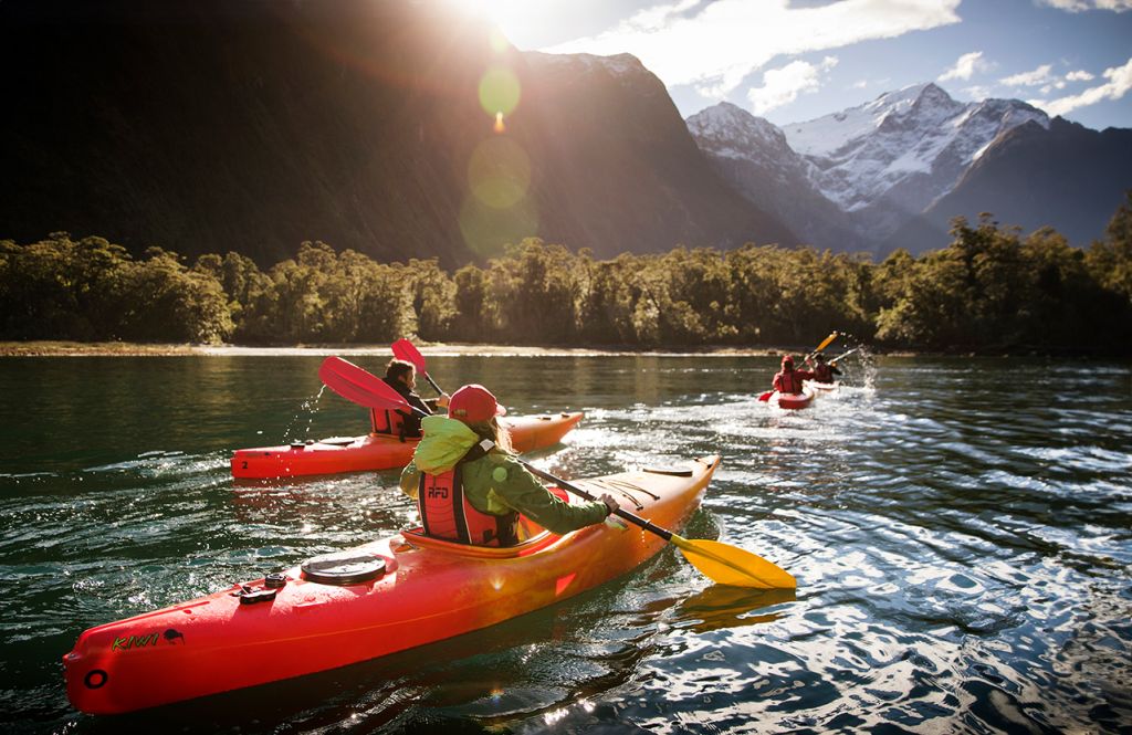 Kayaking Milford Sound Guided Kayaking Tours - Milford-Sound