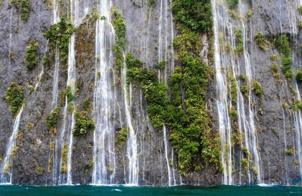 Visiting Milford Sound in Spring Milford Sound Waterfall